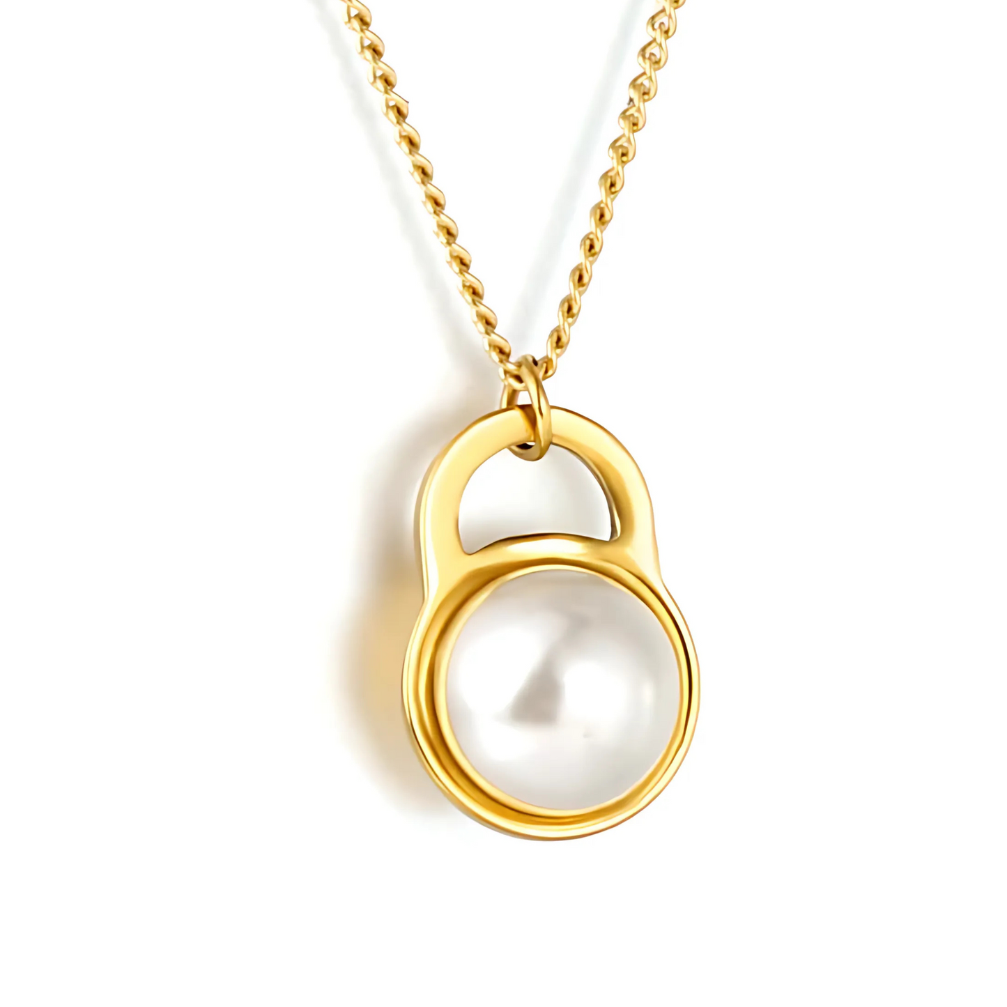 Bouton Halskette Gold