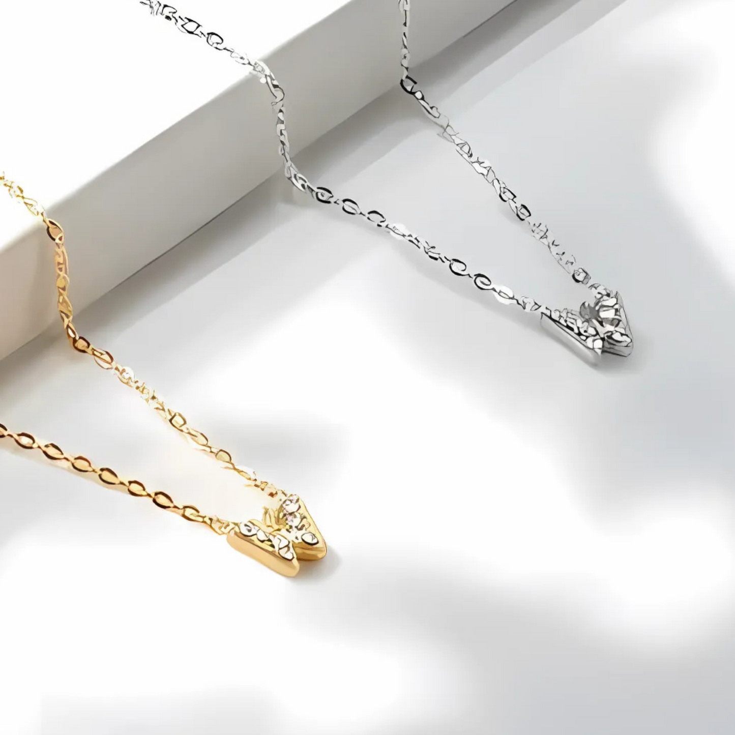 Papillon Halskette Gold/Silber