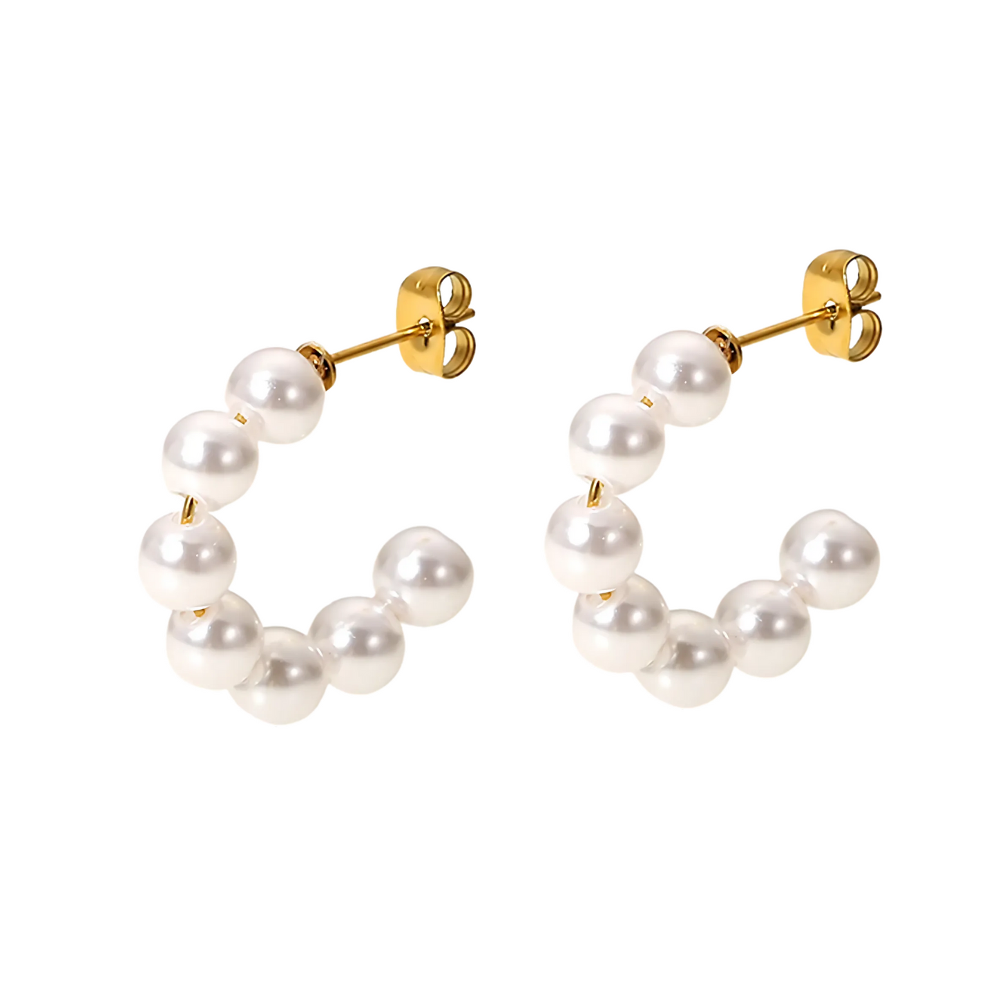 Bijou Perlenohrringe Gold