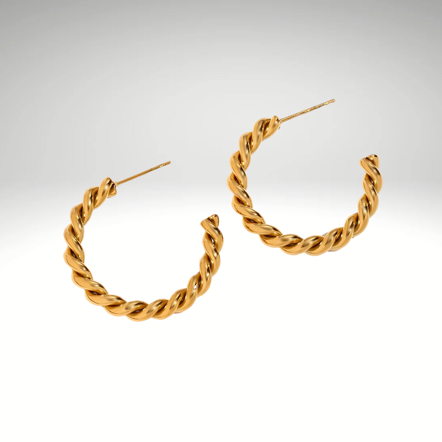 Oreilles Ohrringe Gold