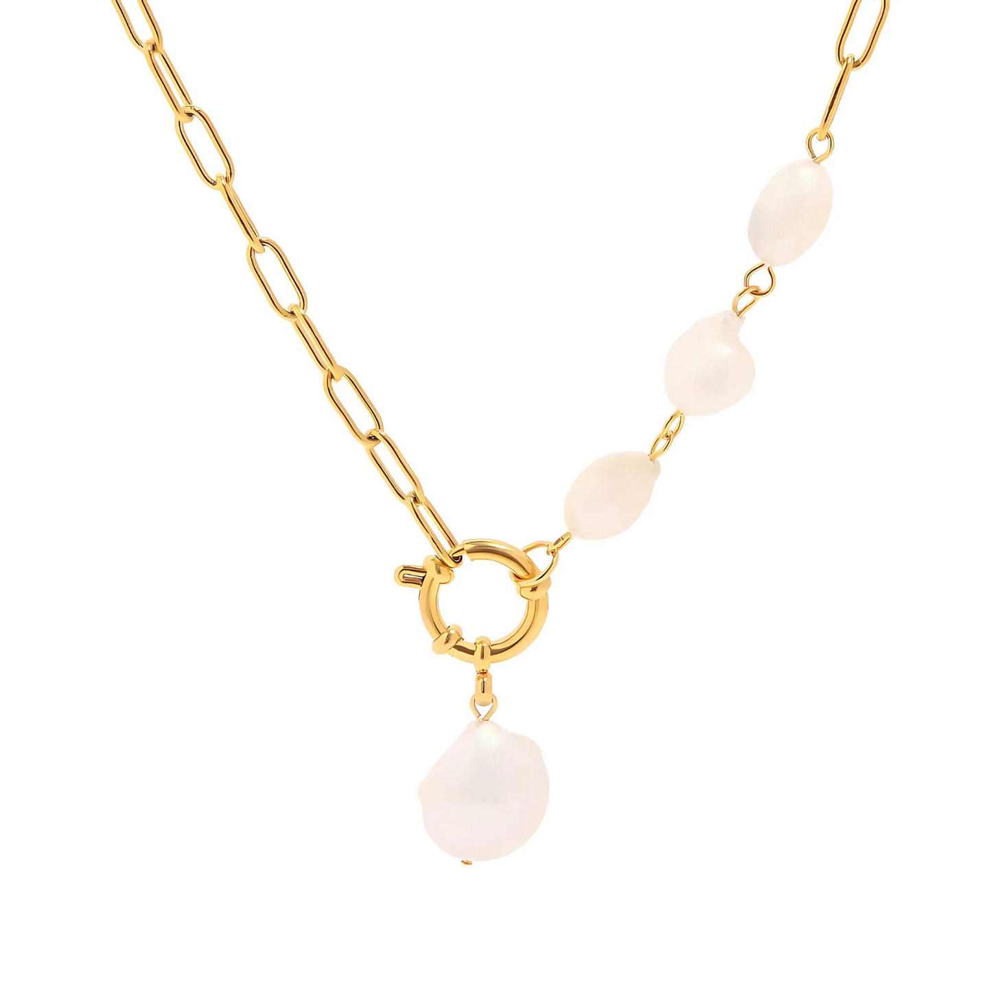 Fraisbijou Perlenhalskette Gold