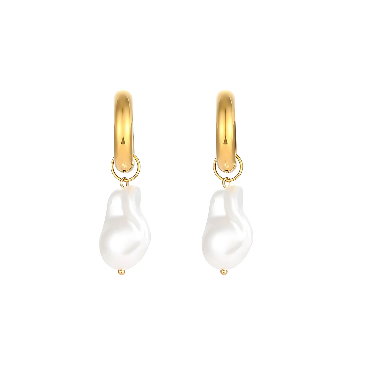 Perlesretro earrings Gold