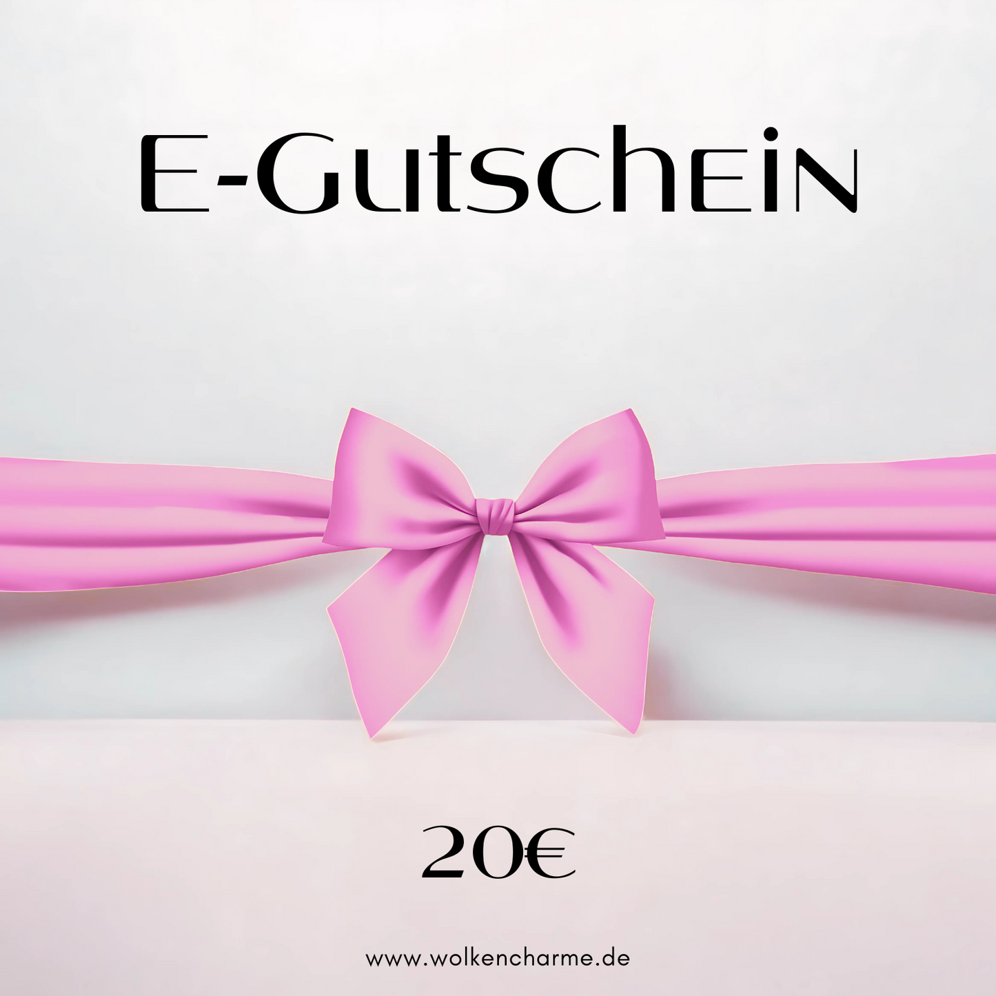 Wolkencharme E-Geschenkgutschein per E-mail