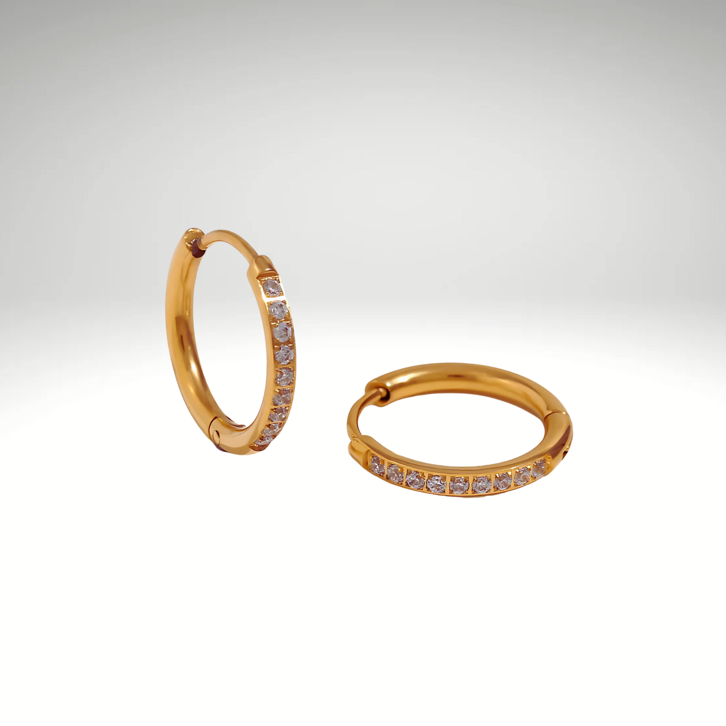 Noble Hoop Ohringe Gold