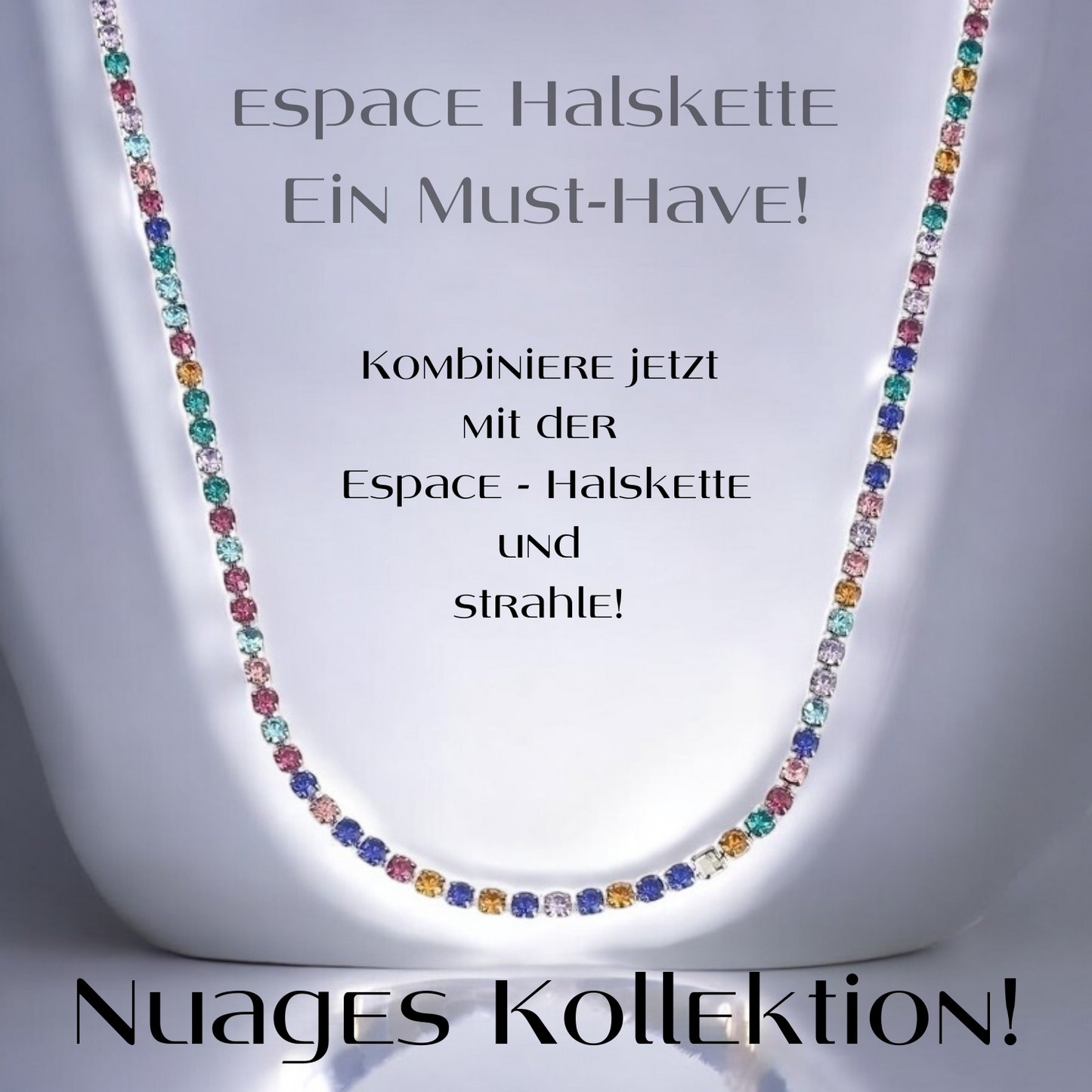 Espace Armband Silber/Color