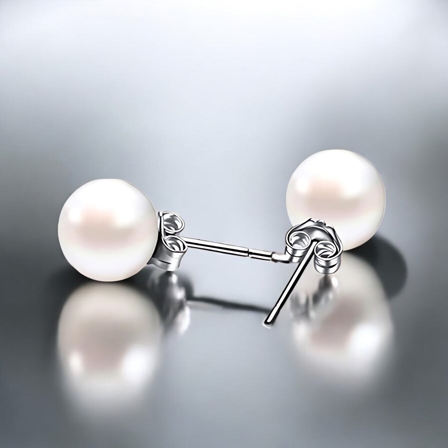 Point Ohrstecker Gold/Silber