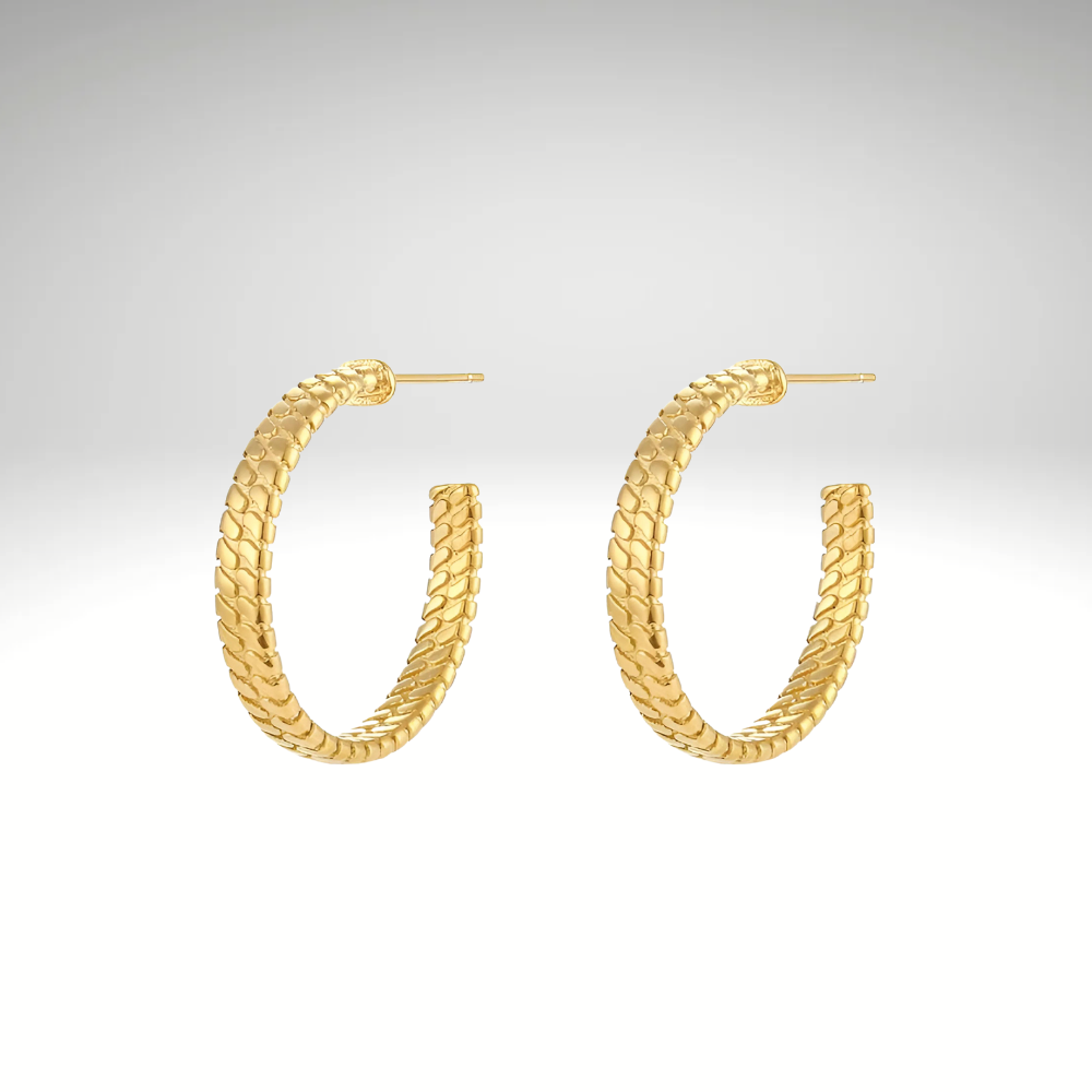 Serpent Ohrringe Gold