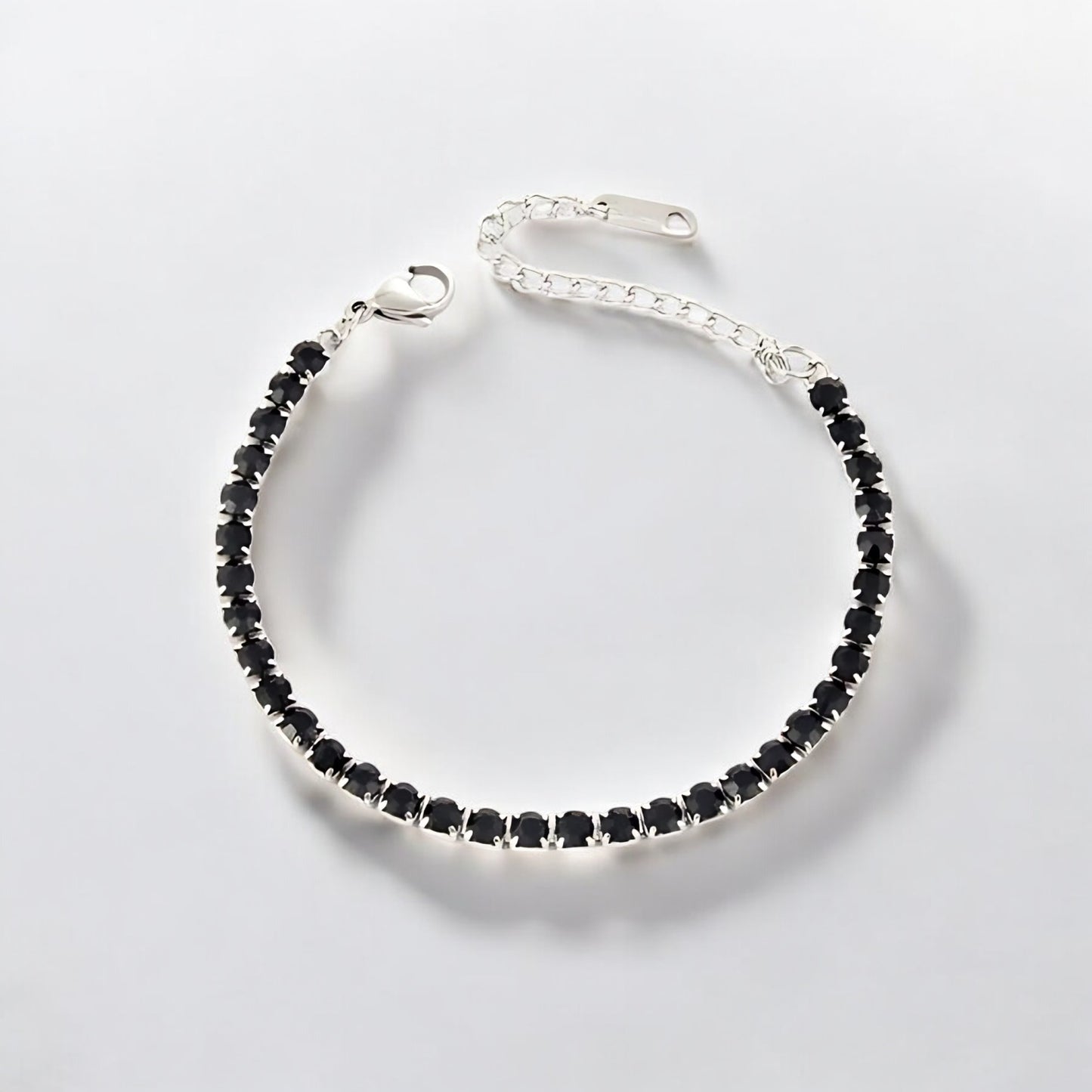 Noire Armband Silber/Schwarz