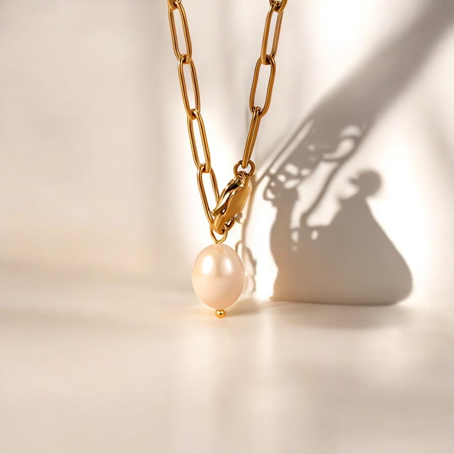 Pureté Perlenhalskette Gold