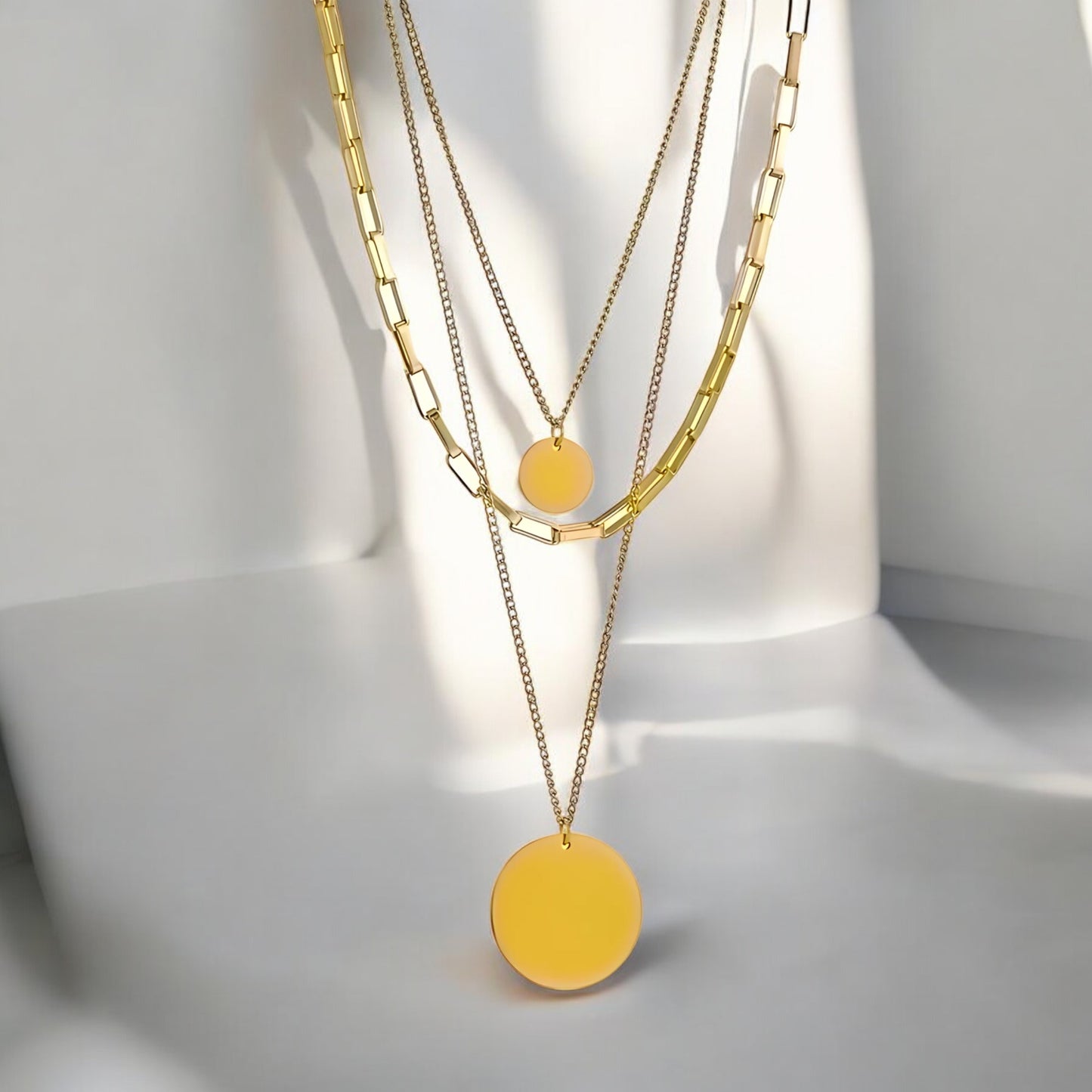Bijoutier Tripple-Halskette Gold