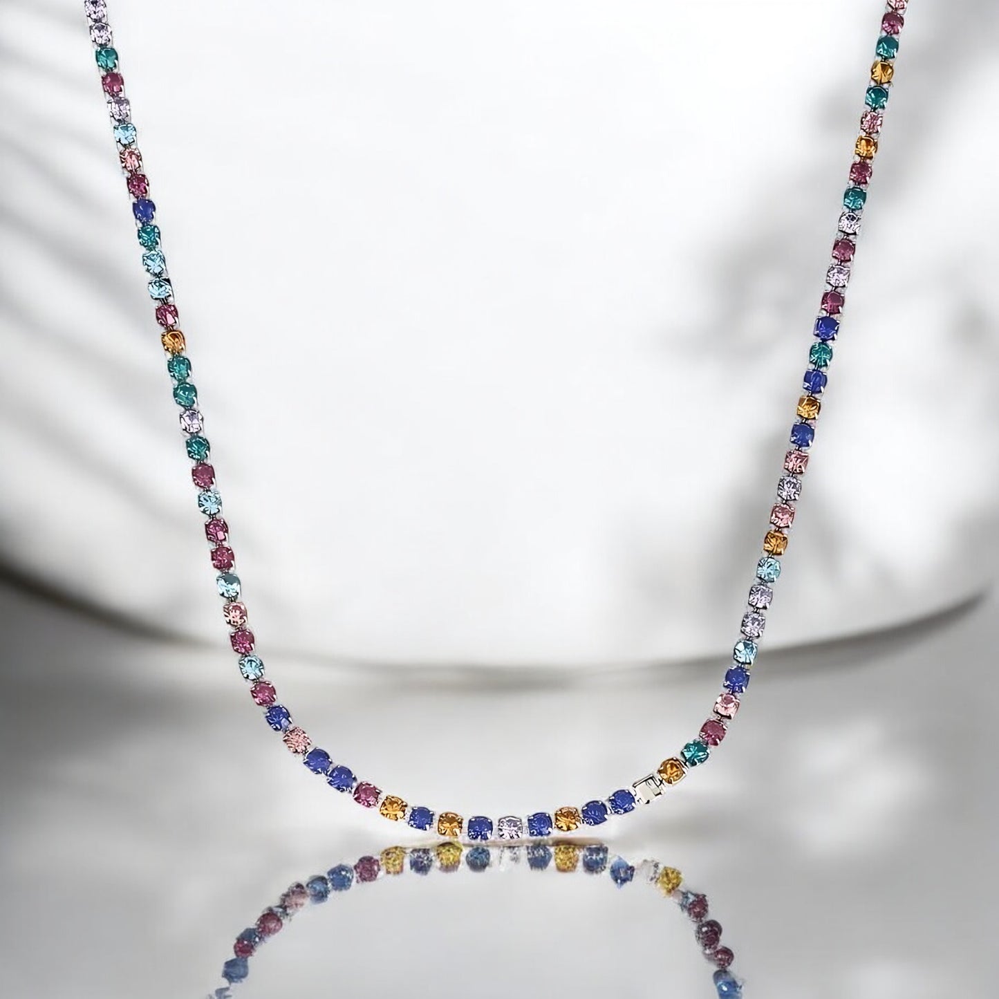 Espace Halskette Gold/Color