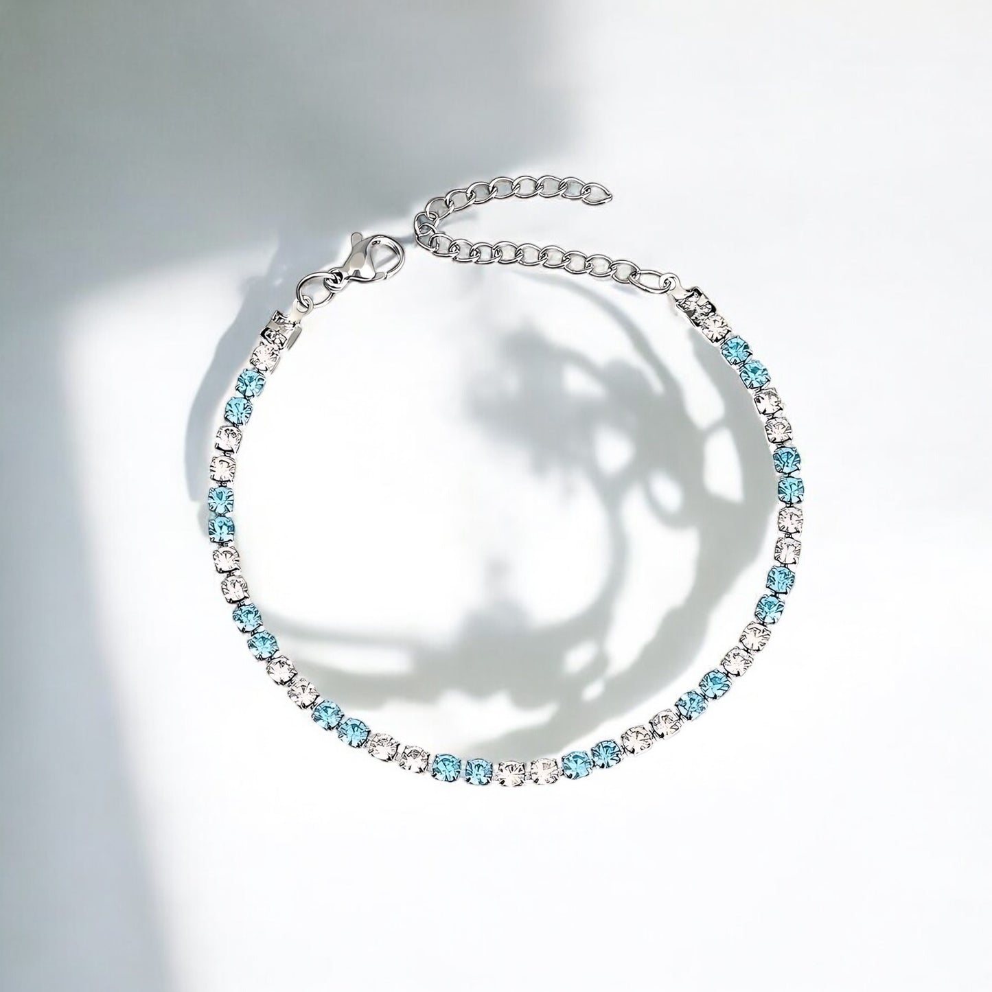 Lobéclat Armband Silber/Blau