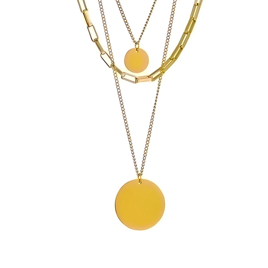 Bijoutier Tripple-Halskette Gold