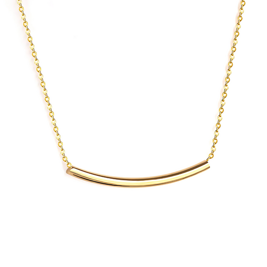 sourire Halskette Gold/Silber