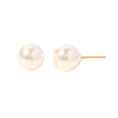 Point Ohrstecker Gold/Silber