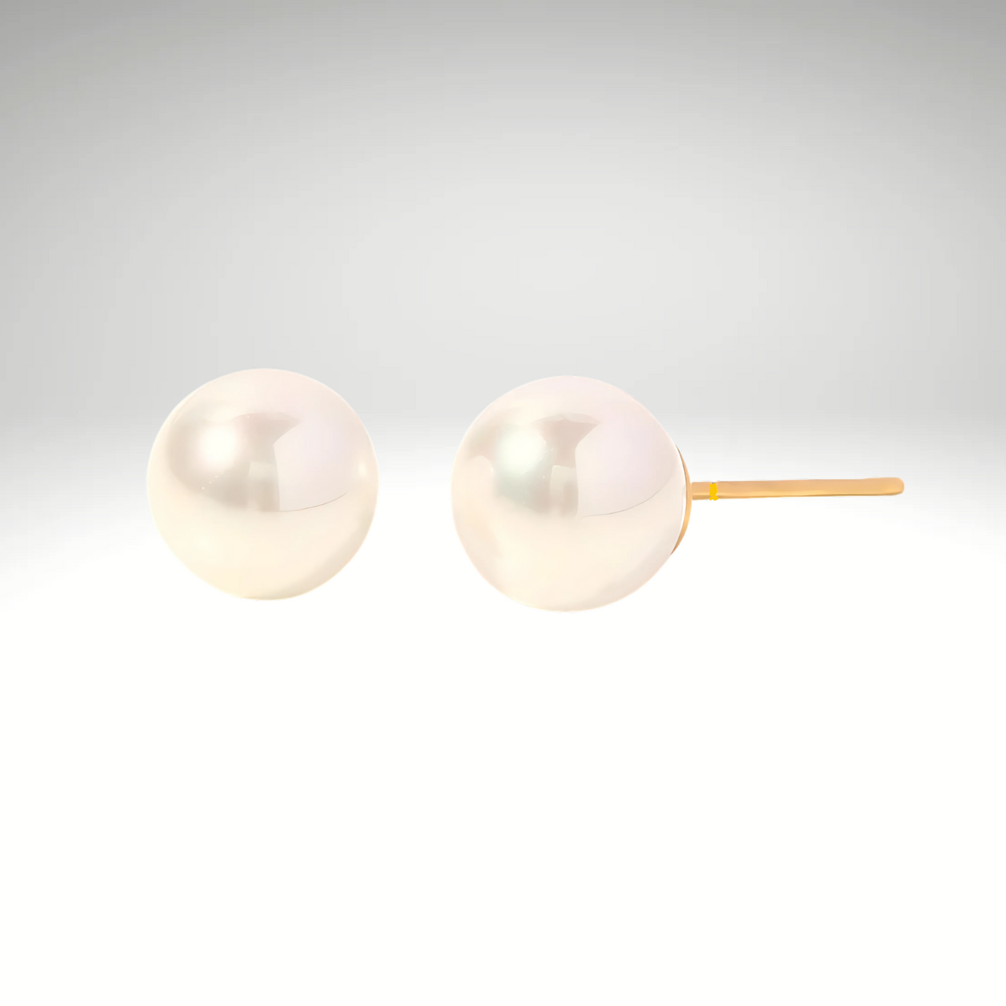 Point Ohrstecker Gold/Silber