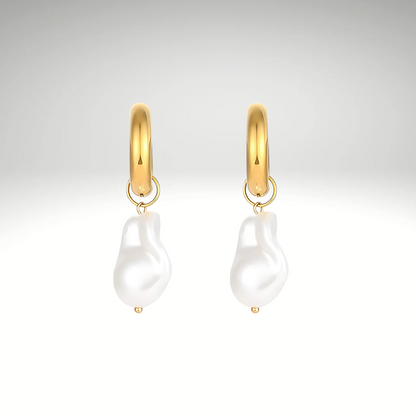 Perlesretro earrings Gold