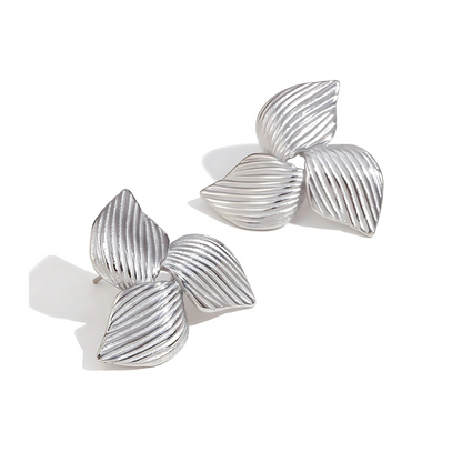 Fleur Ohrringer Gold/Silber
