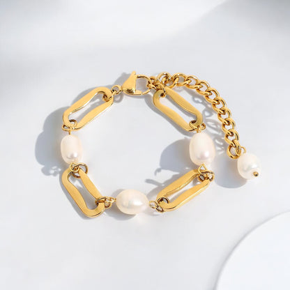 Cloture Perlemarmband Gold