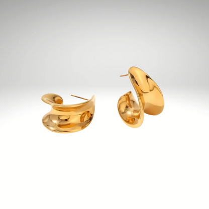 Coquille Ohrring Gold
