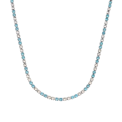 Lobéclat Halskette Silber/Blau