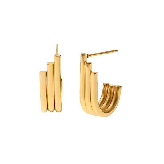 Louvre Earrings Gold