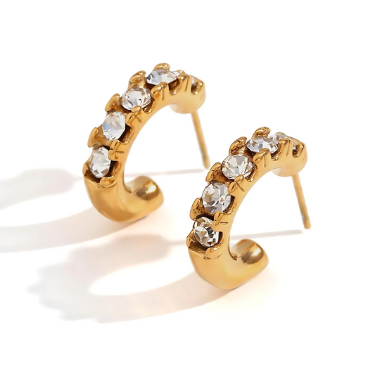 Nuit Earrings Gold