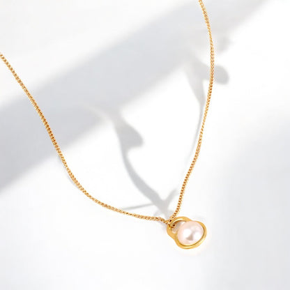 Bouton Halskette Gold