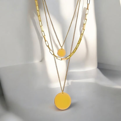 Bijoutier Tripple-Halskette Gold