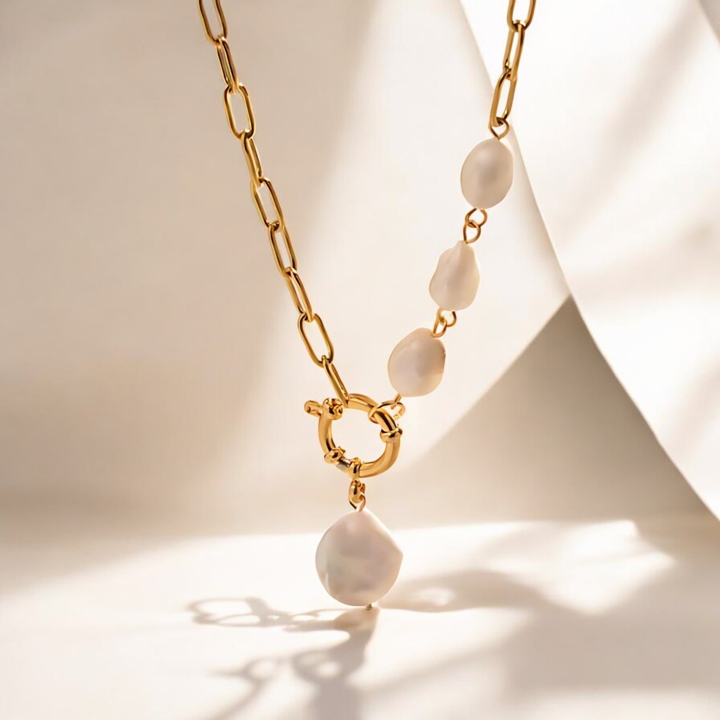 Fraisbijou Perlenhalskette Gold