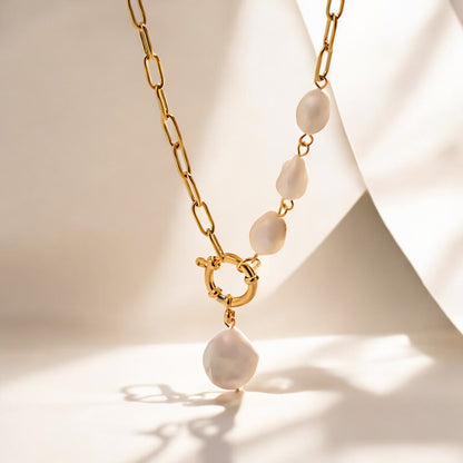 Fraisbijou Perlenhalskette Gold